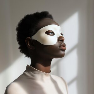 3D Printed Minimal Superhero Mask | Cosplay Visor Style | Lightweight Fun Costume Accessory for Parties, Festivals, Masquerades and Events
