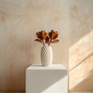 3D Printed Diamond Vase | Modern Geometric Plant Pot | Minimalist Decorative Vase