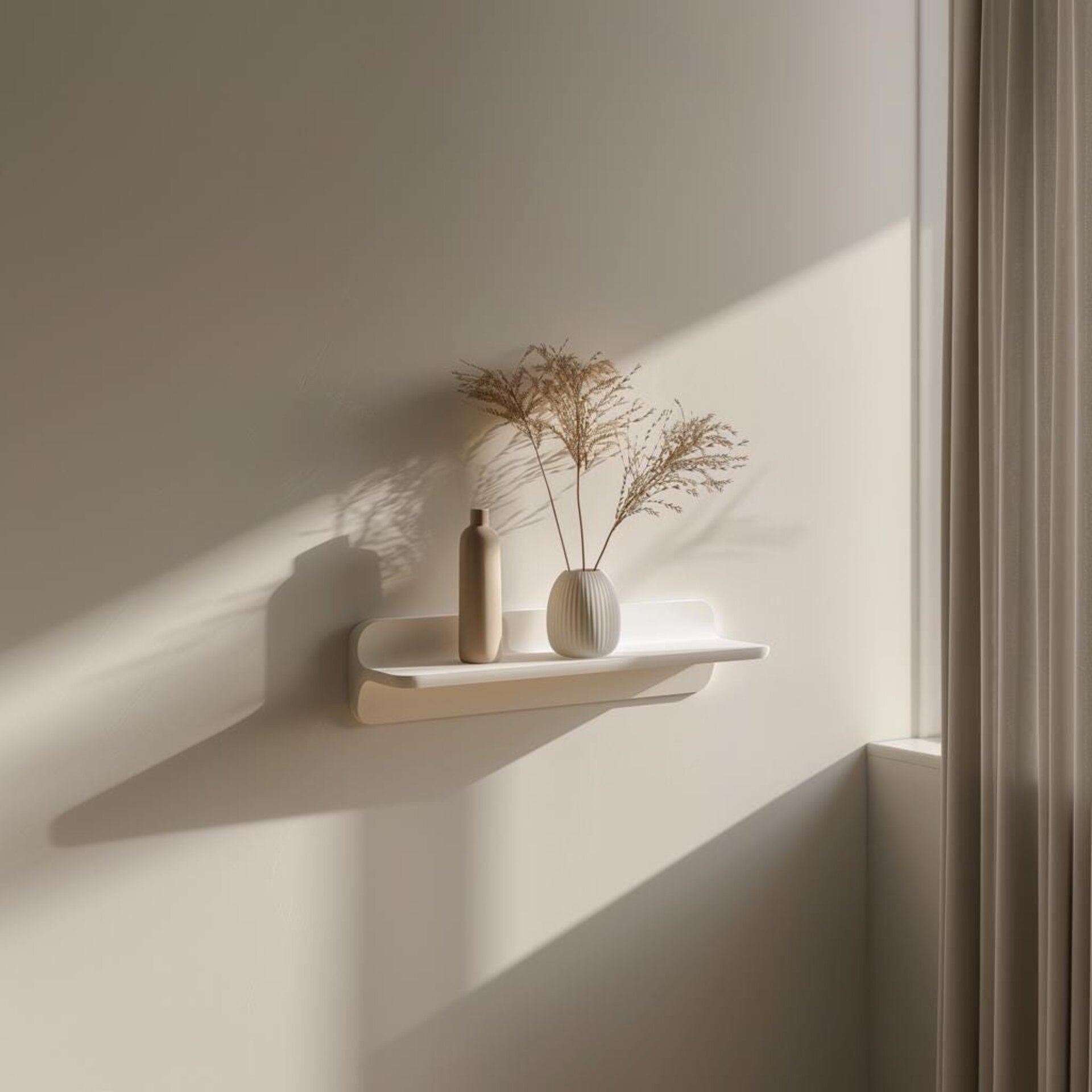 3D Printed Small Wall Shelf | Modern Floating Shelf | Minimalist Decorative Wall Display