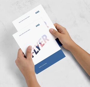 Custom Printed Flyers - Personalized Design Printing Flyer - Customized Single Double Sided Paper Print - Glossy Or Matte Printing Brochure