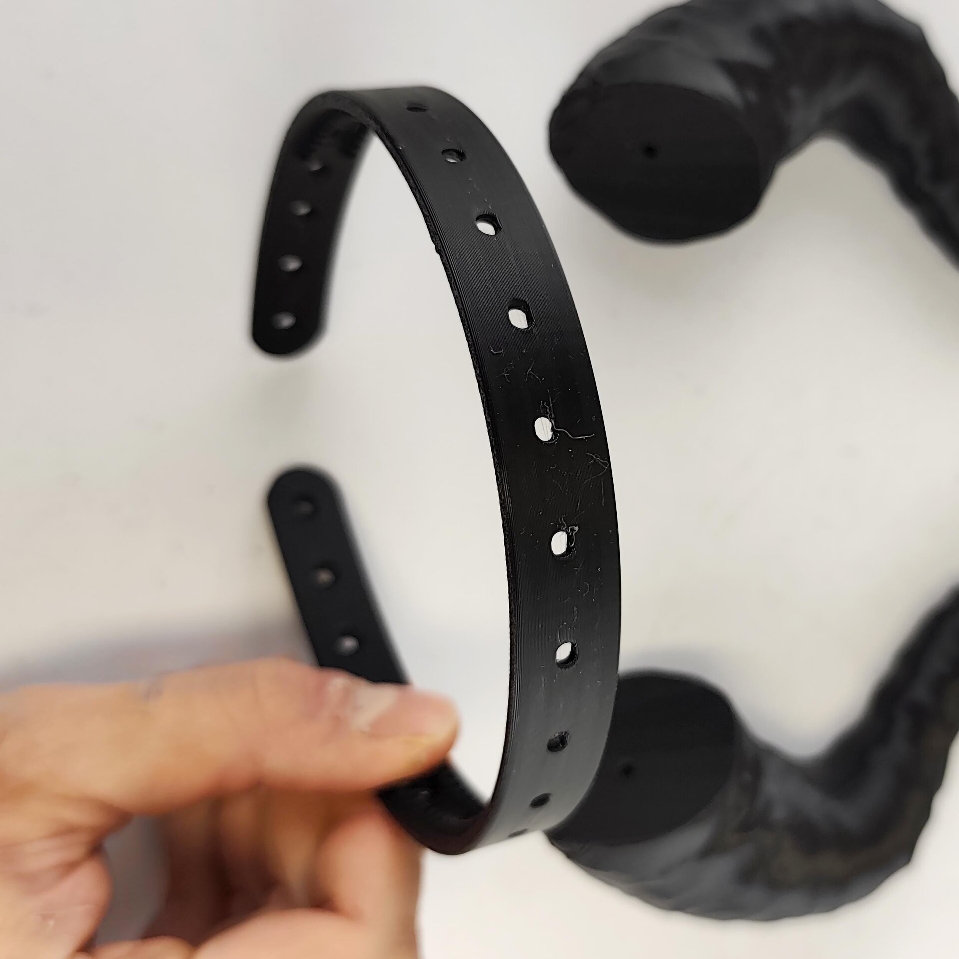 Gothic Demon Horns | 3D Printed Costume Horns | Cosplay Headpiece