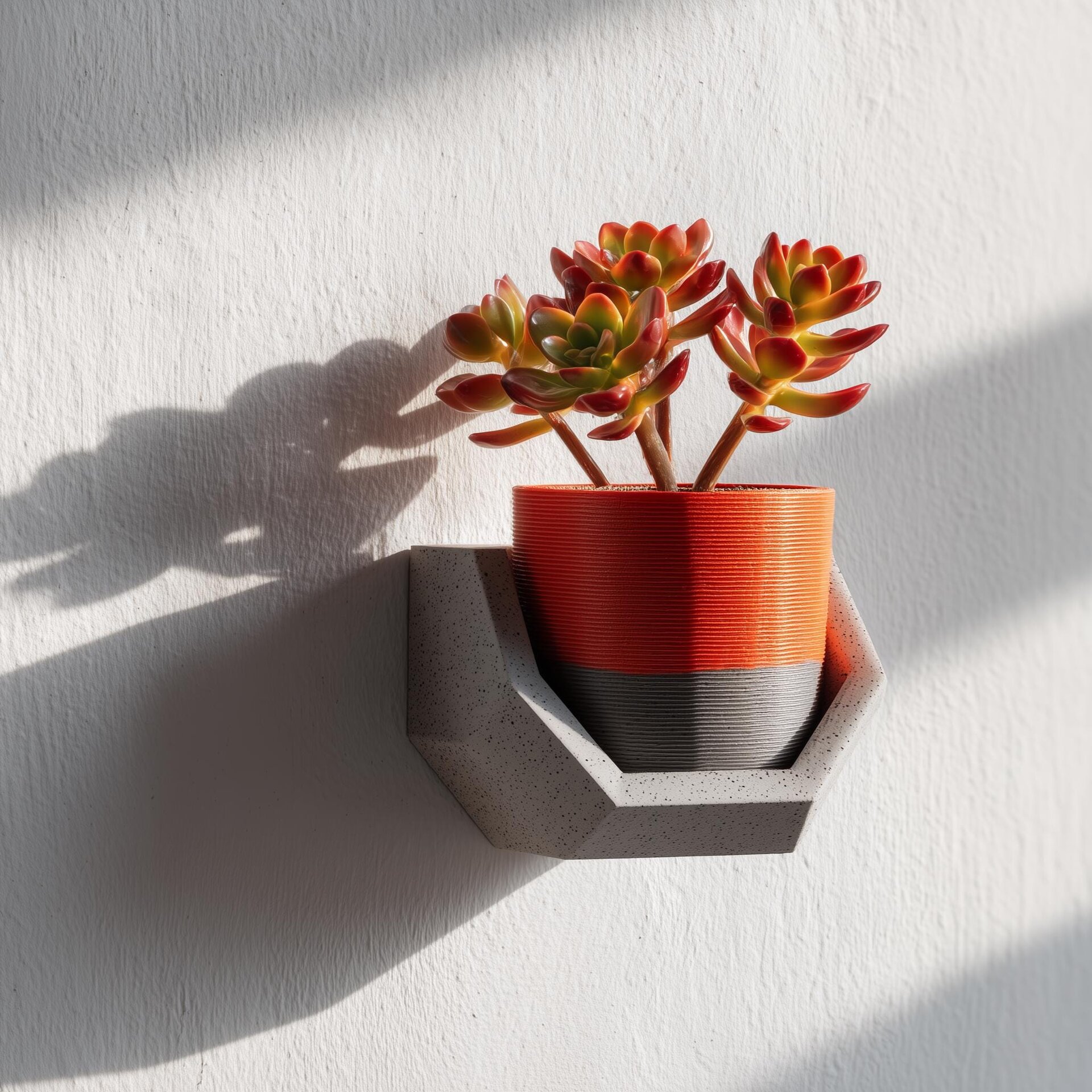 3D Printed Shelf | Wall Shelf Holder | Modern Floating Plant Shelf