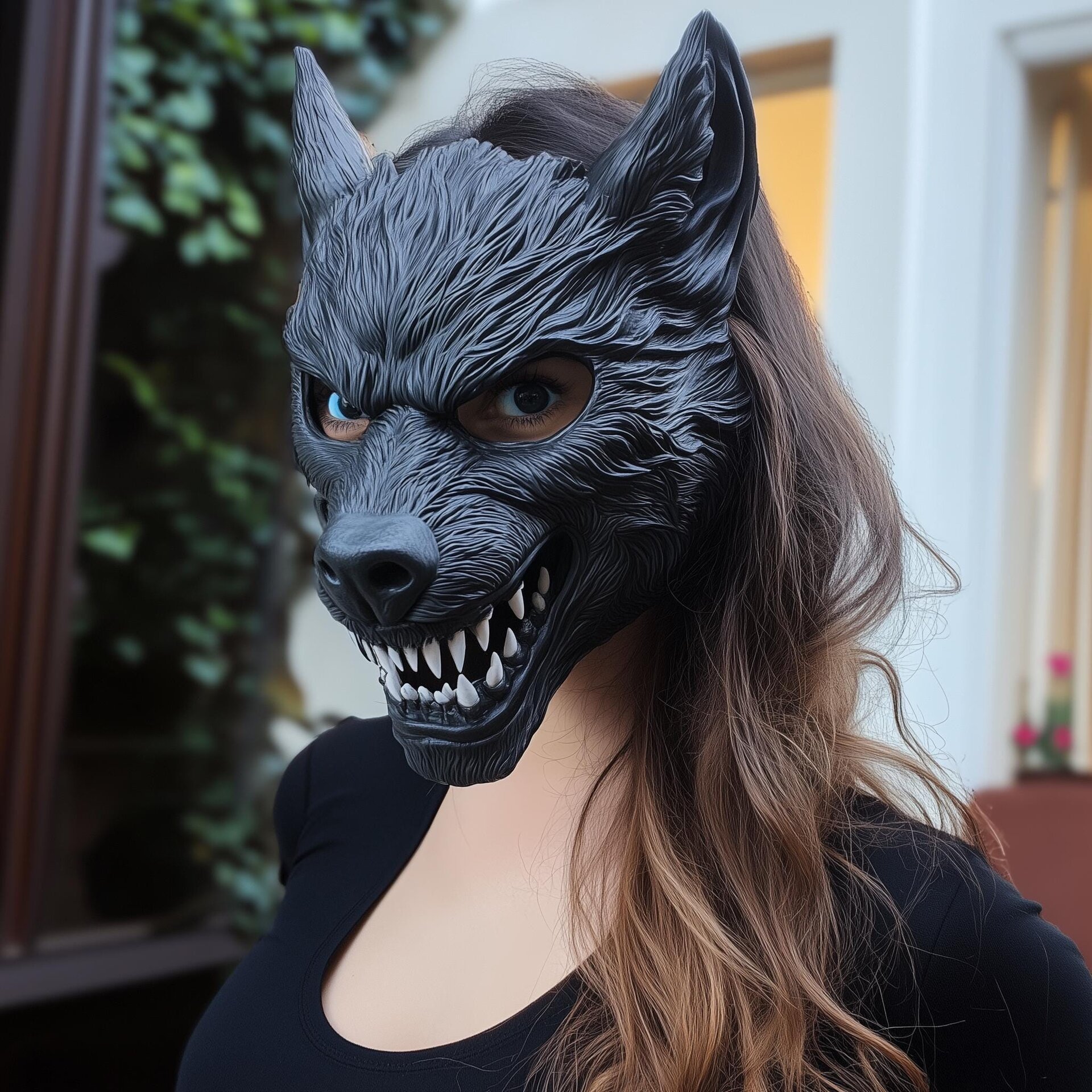 Werewolf Cosplay Mask | 3D Printed Horror Mask | Halloween Costume Mask