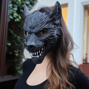 Werewolf Cosplay Mask | 3D Printed Horror Mask | Halloween Costume Mask