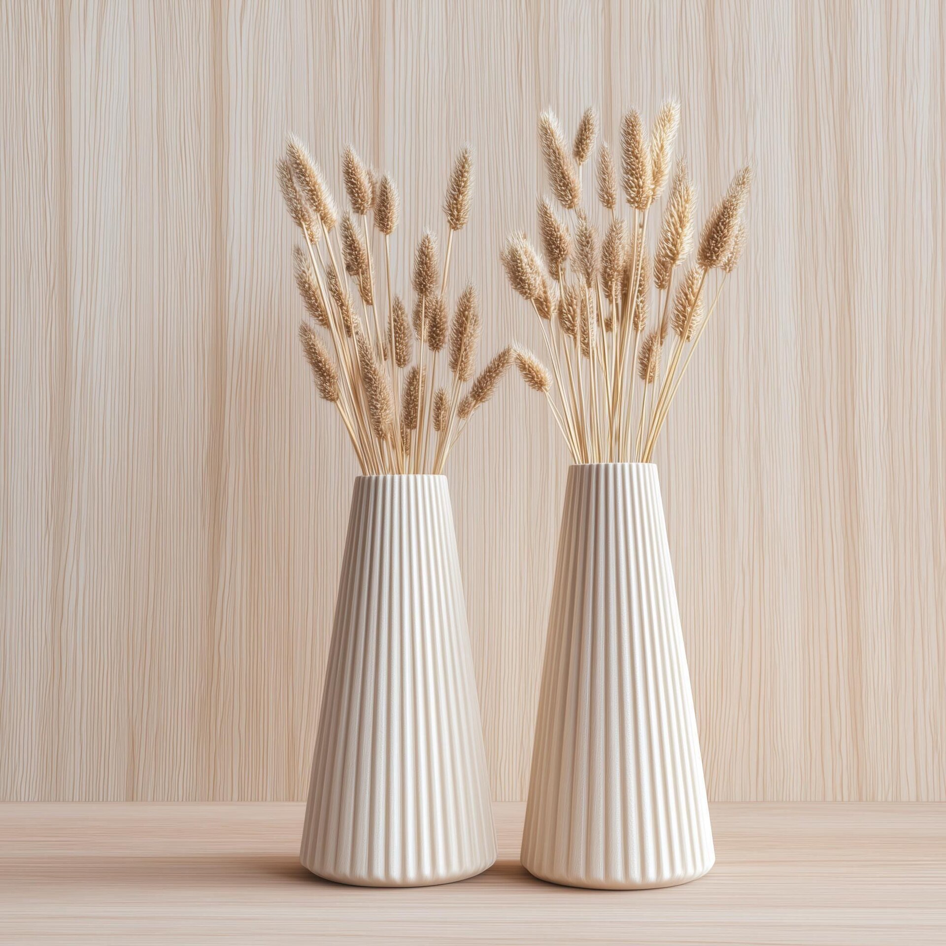 2x 3D Printed Origami Vase Set | Modern Minimalist Vase | Gift for Mothers Day