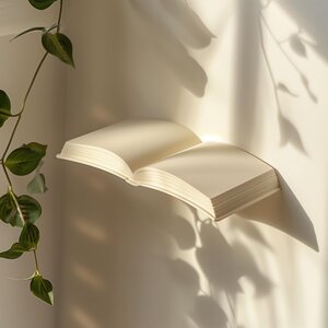 3D Printed Book Wall Shelf | Modern Floating Shelf Design | Unique Literary Inspired Home Decor