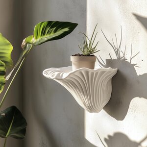 3D Printed Mushroom Wall Shelf | Artist’s Conk