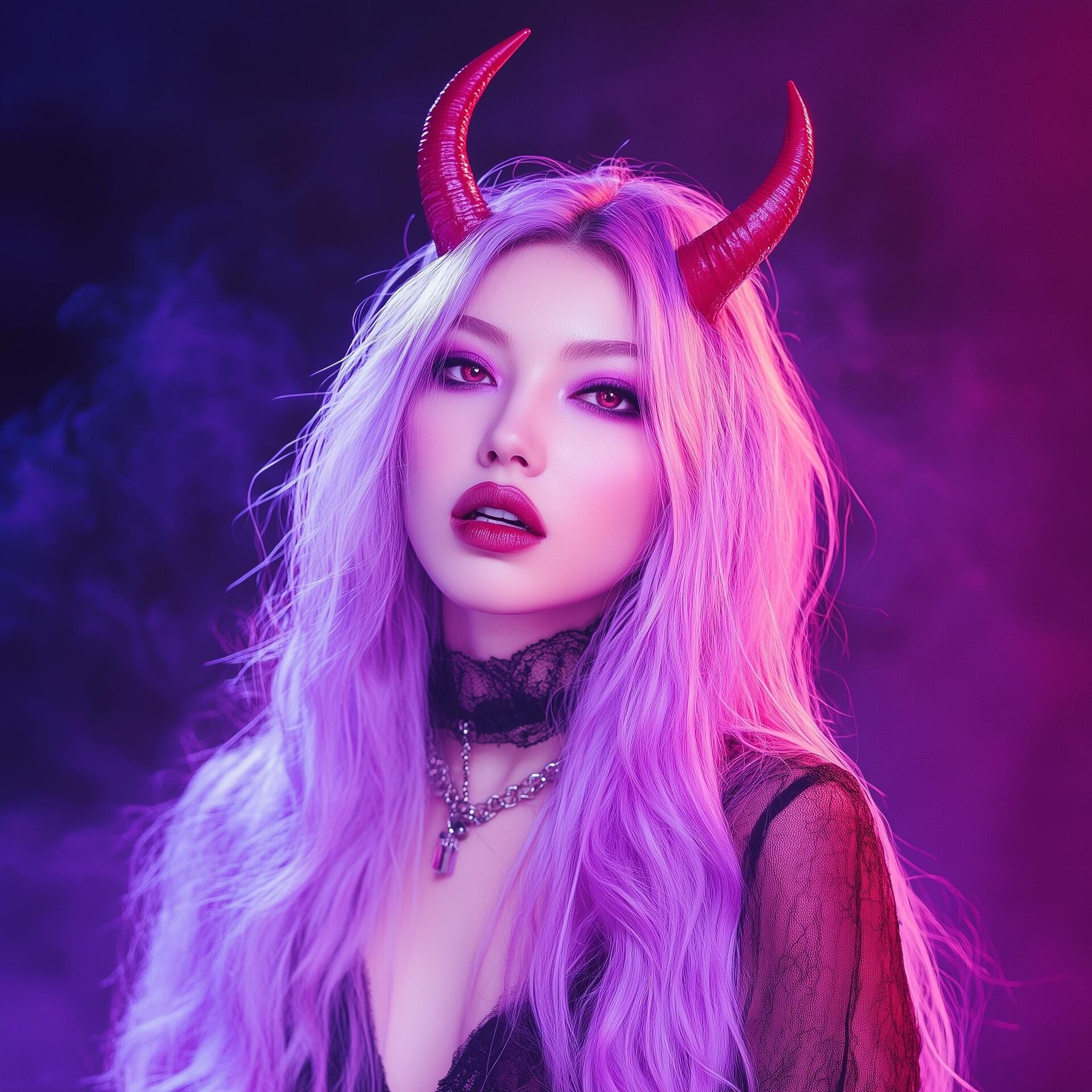 Demon Horns | 3D Printed Devil Horns | Cosplay Gothic Horns