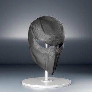 Futuristic Tactical Face Mask | Black 3D Printed Mask | Cosplay Helmet