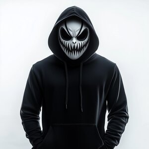 Grinning Demon Mask | Horror Villain Scary Cosplay Mask | 3D Printed Halloween Costume Nightmare Monster Mask