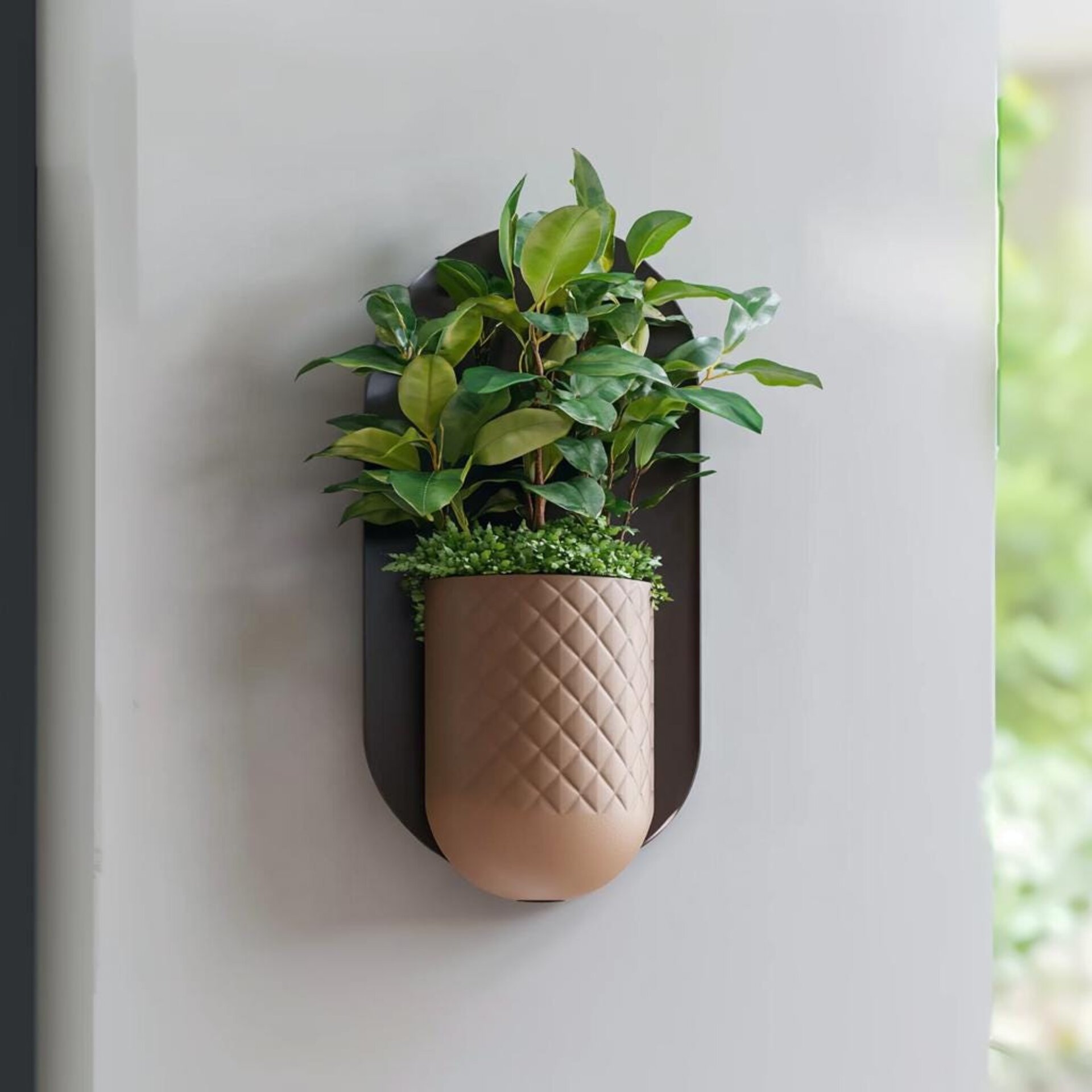 Modern Wall Planter | Minimalist Mounted Planter | Indoor Hanging Planter