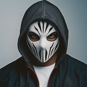 3D Printed Skull Assassin Mask | Tactical Villain Horror Cosplay Mask | Cyberpunk Warrior Halloween Stealth Mask