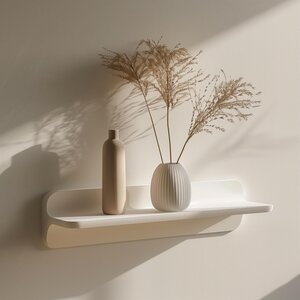 3D Printed Small Wall Shelf | Modern Floating Shelf | Minimalist Decorative Wall Display