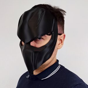 Supervillain Mask | Tactical Cosplay Horror Face Mask | 3D Printed Comic Book Villain Mask