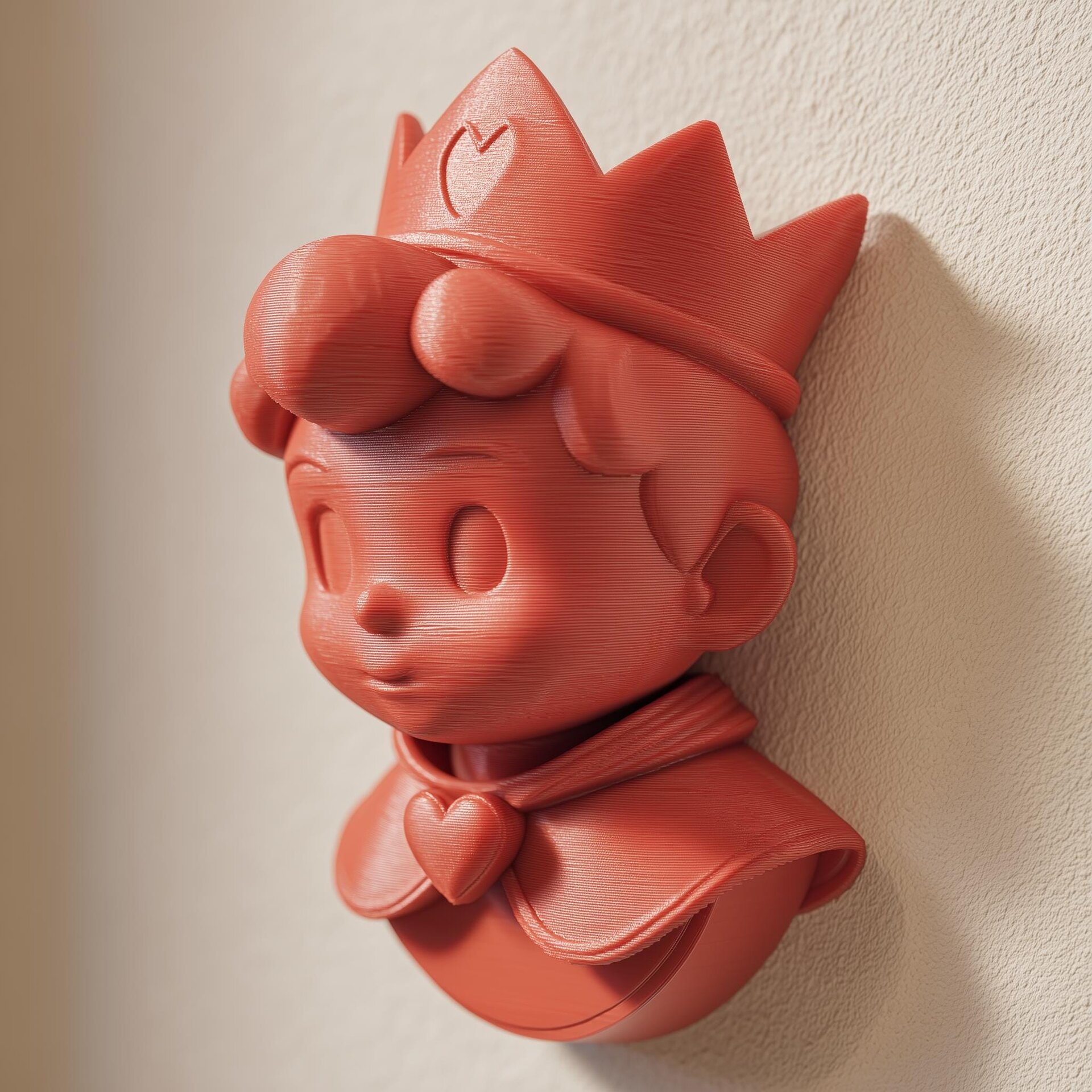 3D Printed Cute Prince Wall Art