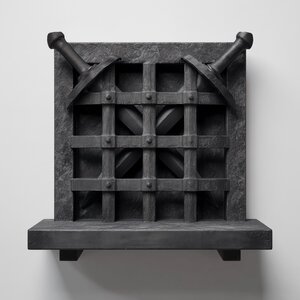3D Printed Gate Shelf with Removable Swords
