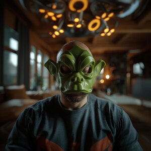 3D Printed Goblin Creature Mask | Fantasy Cosplay Prop